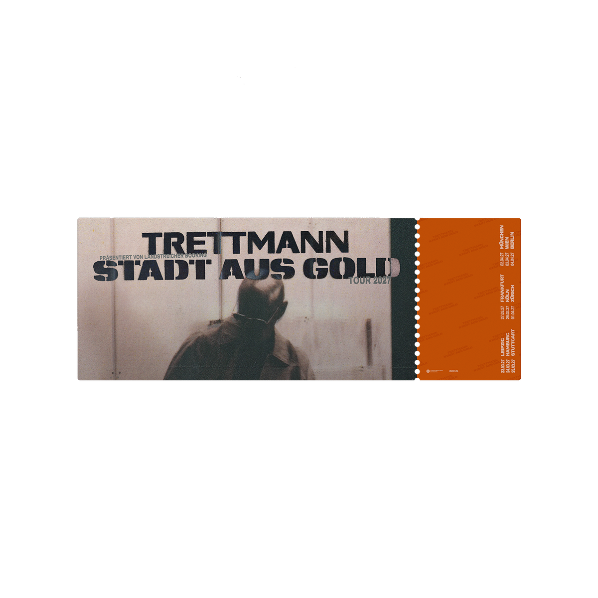 Trettmann Stadt aus Gold Tour 2027 Rollstuhl Ticket 460069